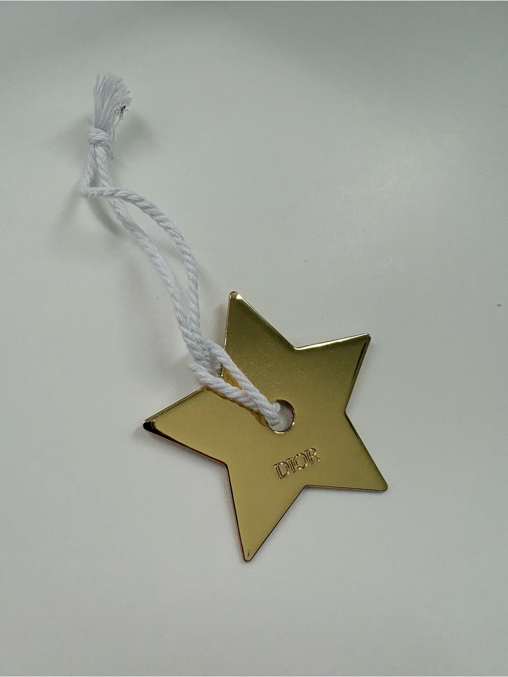 Dior Metallic Gold Star Charm / Pendant  - New!